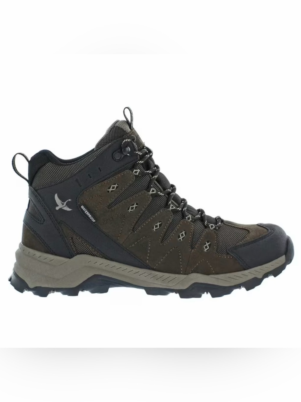Eddie Baurer Men's Waterproof Maple Ridge Brown Trekking Hiking Boots Rugged 10